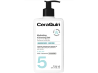 CeraQuin Hydrating Cleansing Gel, Salicylic Acid + Aloe Vera, 16.9 fl oz/500 mL - Image 2
