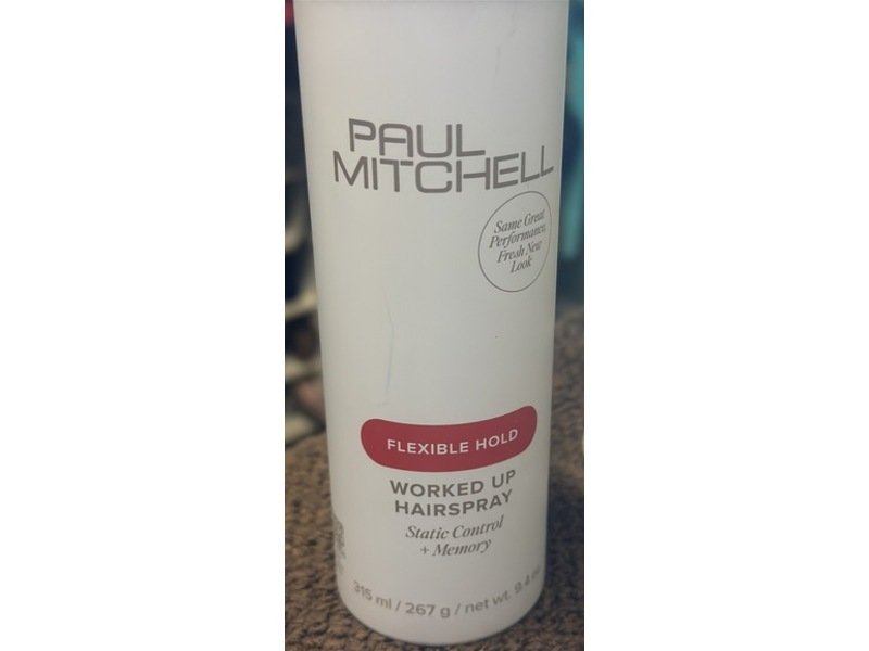 Paul Mitchell Worked Up Hairspray, Flexible Hold, 9.4 oz/315 mL