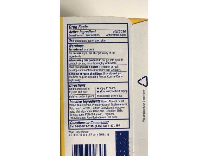 Wet Ones Antibacterial Hand Wipes Pocket Size Singles, Tropical Splash, 24 count (3 pack)