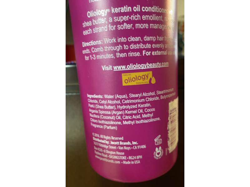 Oliology Smoothing Conditioner, Keratin Oil, 32 fl oz/946 mL