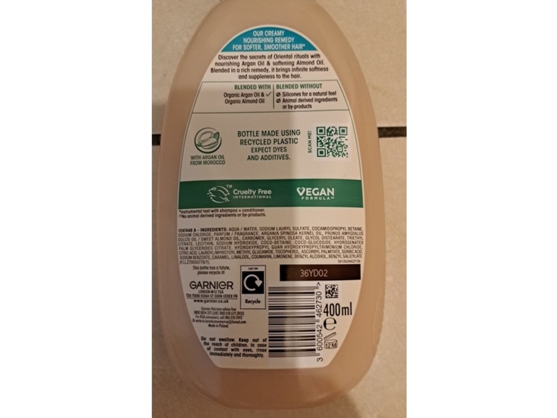 Garnier Ultimate Blends Nourishing Shampoo, 400 mL