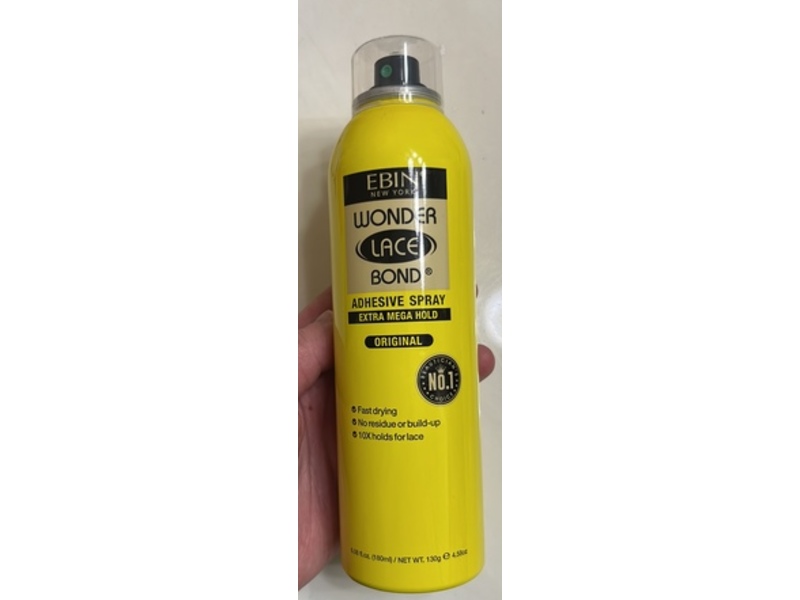 Ebin New York Wonder Lace Bond Adhesive Spray, Original, 4.58 oz/130 g