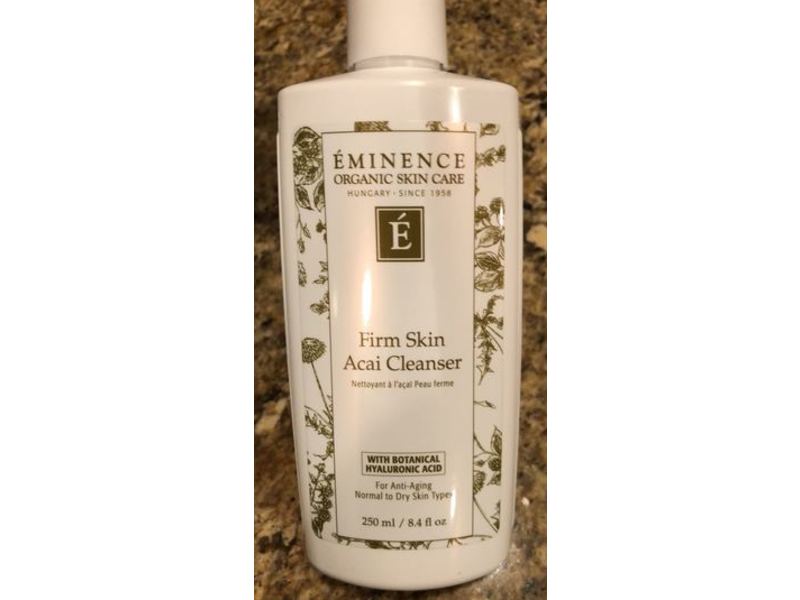 Eminence Organic Skincare Firm Skin Acai Cleanser, 8.4 fl oz/250 mL