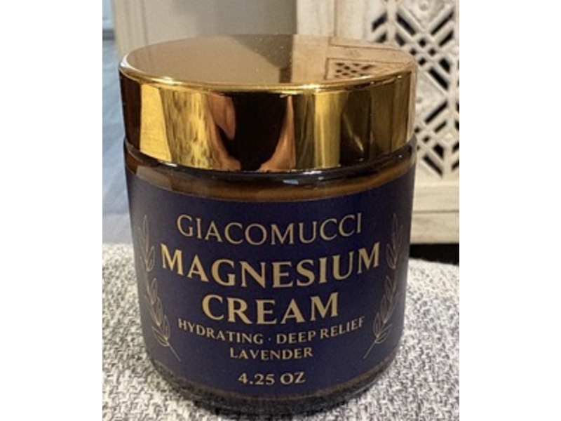 Giacomucci Magnesium Cream, Lavender, 4.25 oz