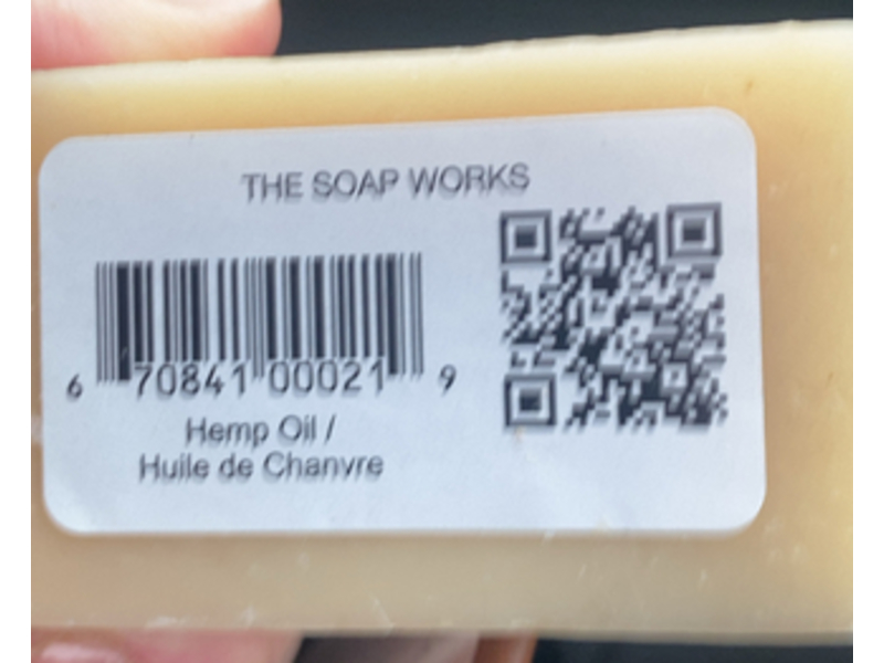 The Soap Works Bar Soap, Hemp Oil, 85 g