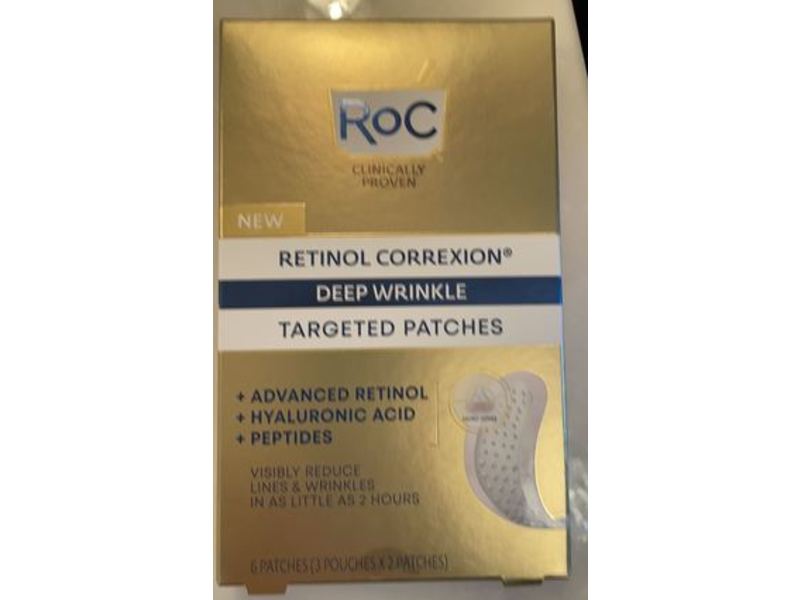 Roc Retinol Patches, Deep Wrinkle, 6 Count