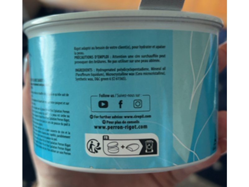 Cirepil Cristal Ocean Depilatory Strip Wax, 14.10 oz/400 g