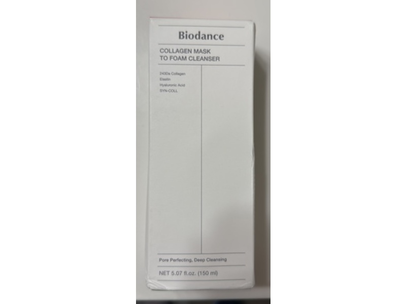 Biodance Collagen Mask Foam Cleanser Face Wash, 5.07 fl oz/150 mL