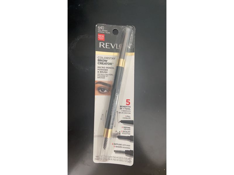 Revlon Colorstay Eyebrow Pencil Grey Brown (640) 0.23 oz