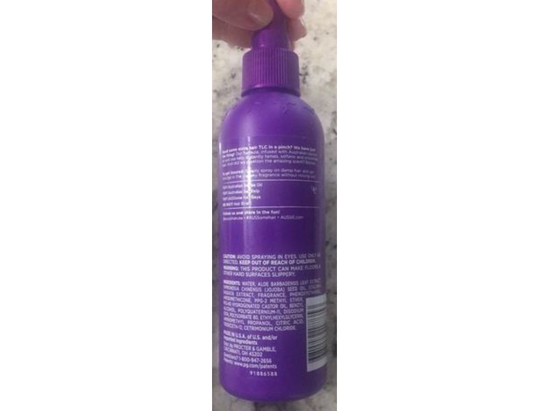 Aussie Hair Insurance Leave-In Conditioner, Jojoba Oil & Sea Kelp, 8 fl oz/236 mL