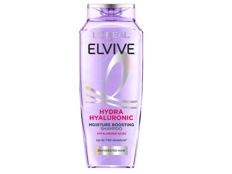 L'Oreal Paris Elvital Moisture Filling Shampoo, Hyaluronic Acid, 500 mL