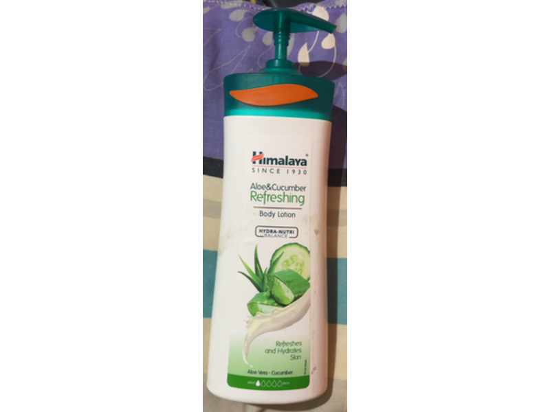 Himalaya Refreshing Body Lotion, Aloe & Cucumber, 400 mL