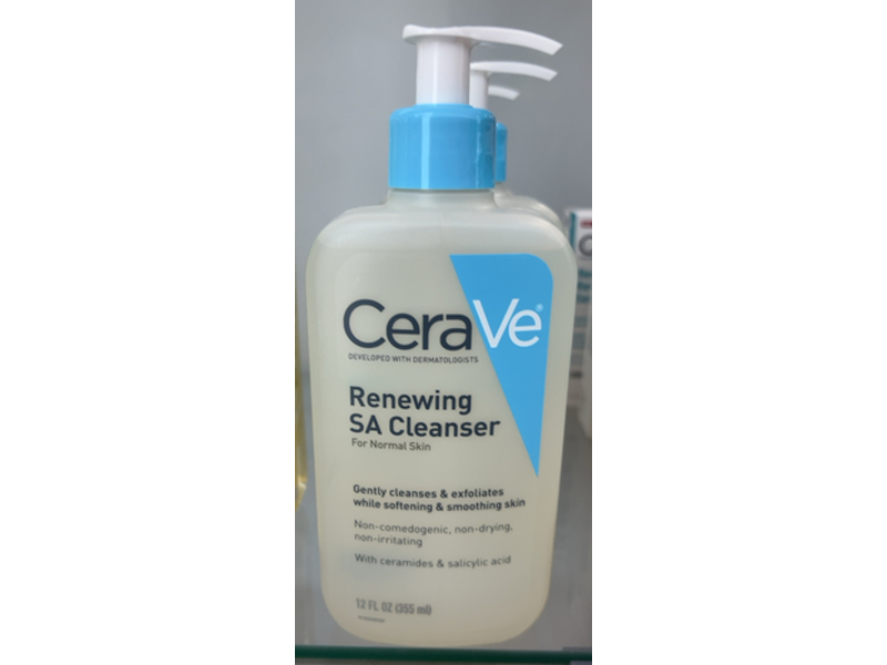 CeraVe Renewing SA Cleanser, 2 fl oz/355 mL