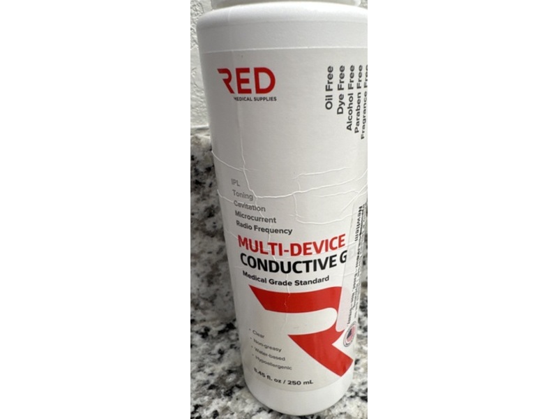 RED Multi Device Conductive Gel, Baby Doppler, 8.45 fl oz/250 mL