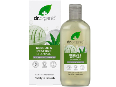 Dr. Organic Rescue & Restore Shampoo, 265 mL