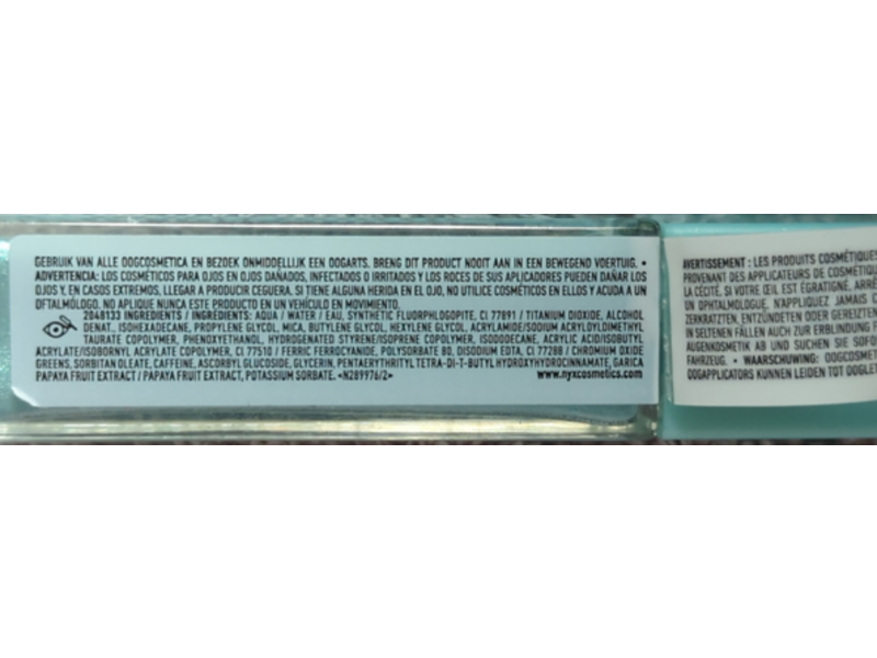 NYX Professional Makeup Glow Shots Liquid Eye Shadow, 01 Blueberry Baller, 0.25 fl oz/7.5 mL