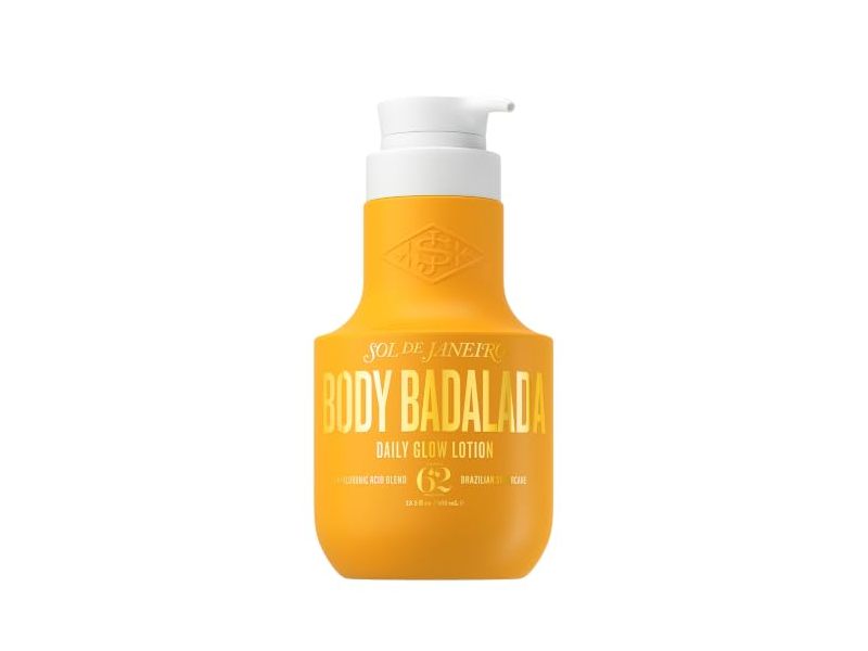 Sol de Janeiro Body Badalada Daily Glow Lotion, Brazilian Sugarcane, 13.5 fl oz/400 mL