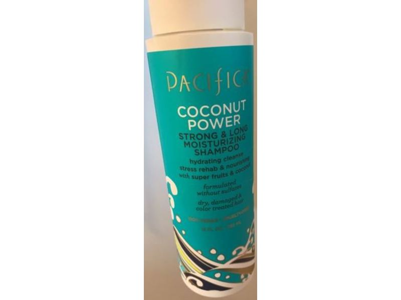 Pacifica Strong & Long Moisturizing Shampoo, Coconut Power, 12 fl oz/355 mL