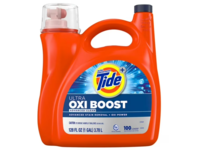 Tide+ Ultra OXI Boost Laundry Detergent, 100 Loads, 128 fl oz/3.78 L - Image 2