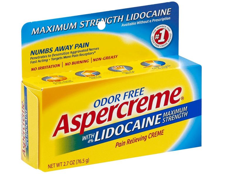 Aspercreme With Lidocaine Maximum Strength Pain Relieving Cream, 2.7 oz