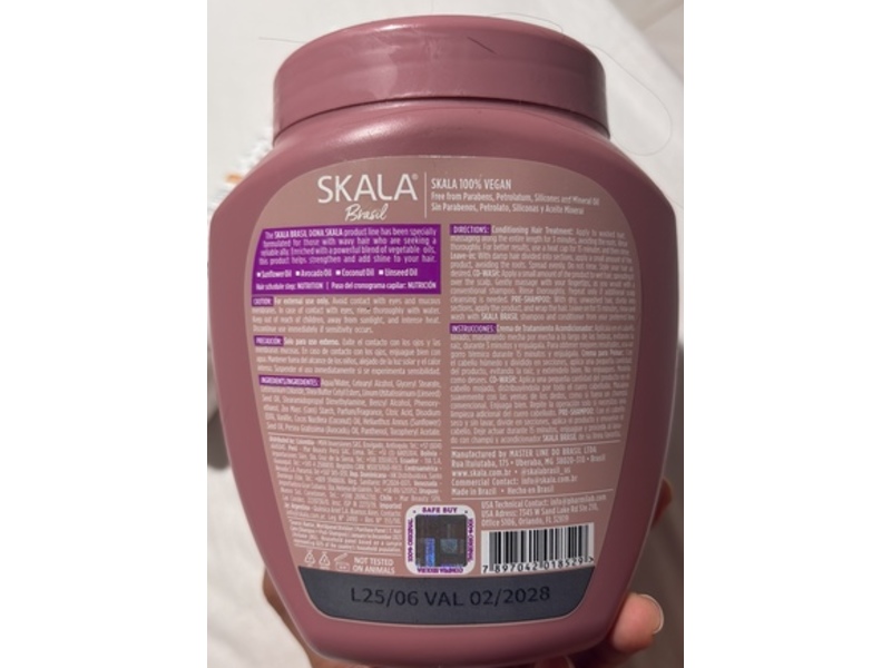 SKALA Dona 2 In 1 Treatment Cream + Leave In Conditioner, 35.2 oz/1000 g