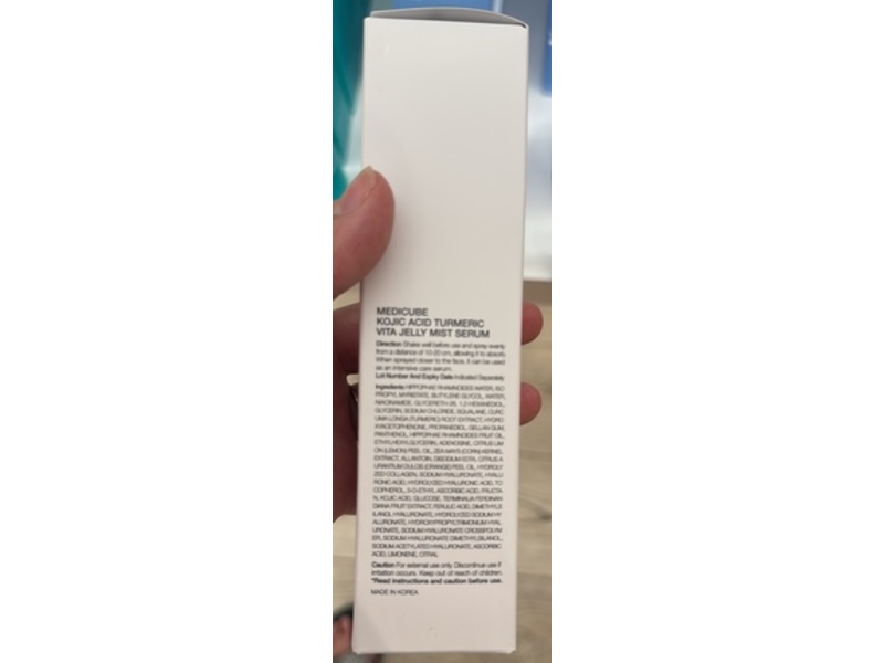 Medicube Jelly Mist Serum, Kojic Acid, Turmeric, Vitamin C, 3.38 fl oz/100 mL