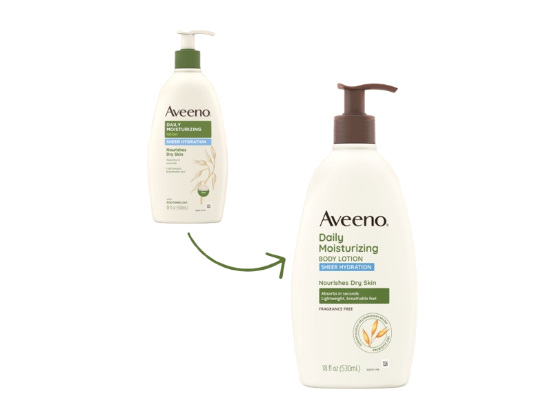 Aveeno Sheer Hydration Daily Moisturizing Body Lotion, 12 fl oz/350 mL