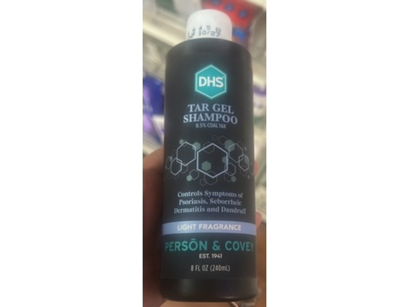 DHS Tar Gel Shampoo, Light Fragrance, 8 fl oz/240 mL