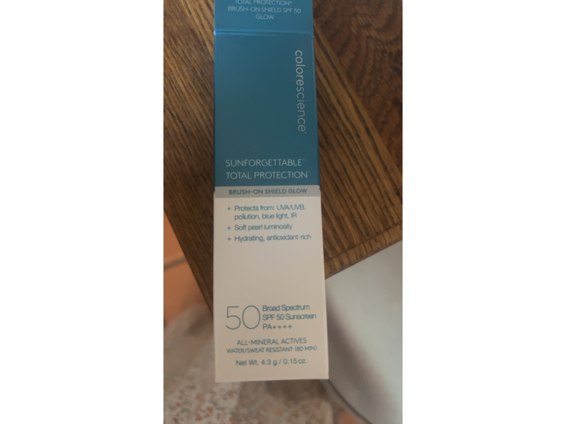 Colorescience Sunforgettable Total Protection Brush-On Shield, SPF 50, Glow, 0.15 oz/4.3 g