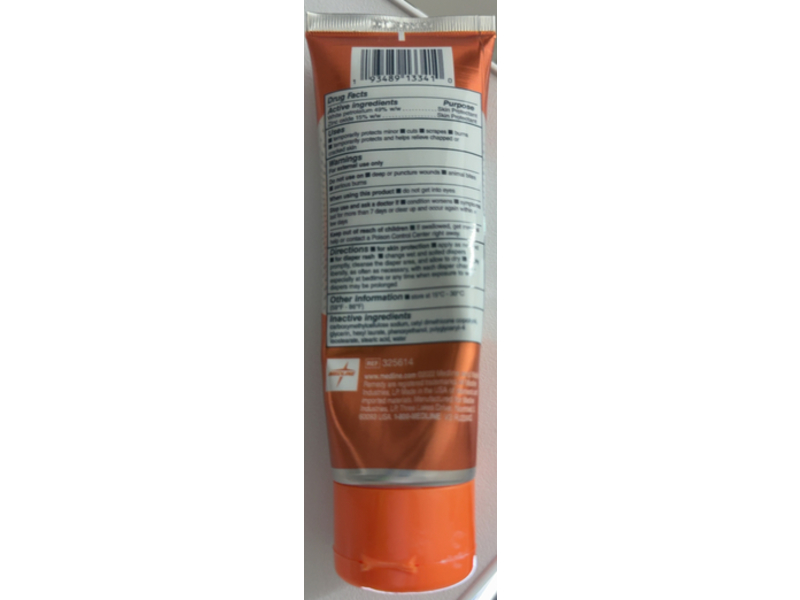 Medline Remedy Specialized Protect Zinc Oxide Paste, Unscented, 4 oz/113 g