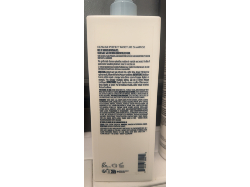 Cezanne Perfect Moisture Shampoo, 33.8 fl oz/1 L