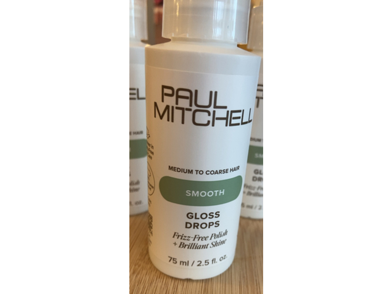 Paul Mitchell Gloss Drops Shine Serum, Smooth, 2.5 mL fl oz/75 mL