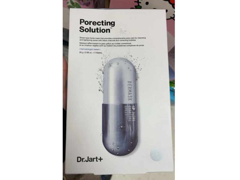Dr Jart+ Porecting Solution Sheet Type Facial Mask, 0.98 oz/28 g, 5 Count