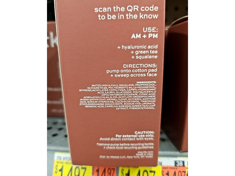 ITK Hydrating Milky Toner, 5 fl oz/150 mL