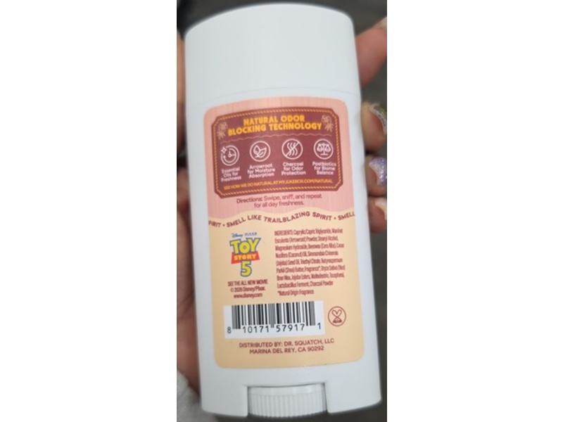 JUKEBOX Natural Deodorant, Cowgirl Courage, 2.65 fl oz/75 g