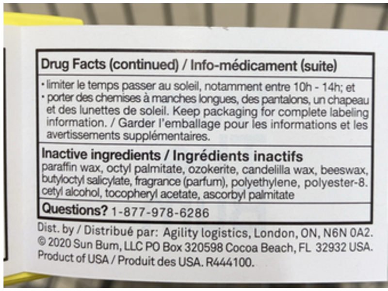 Sun Bum Sunscreen Face Stick, SPF 30, 13 g