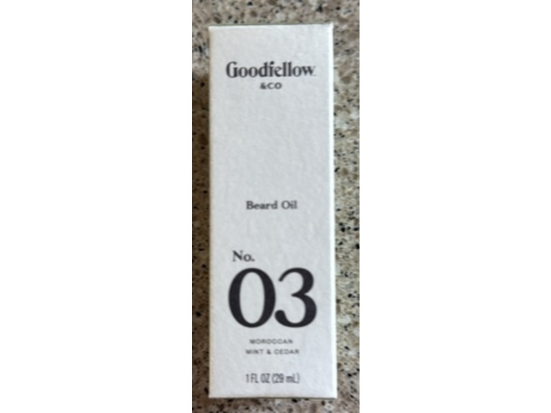 Goodfellow & Co Beard Oil, No 3 Moroccan + Mint & Cedar, 1 fl oz/29 mL