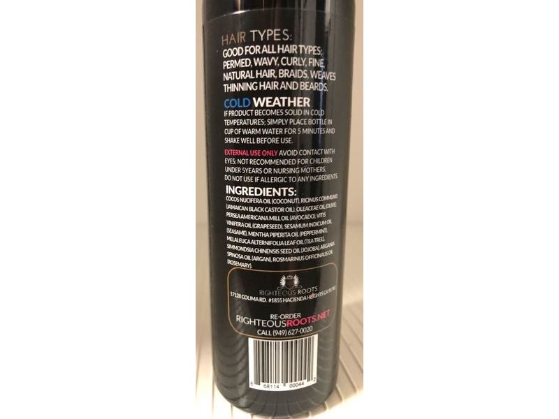 Righteous Roots Rx, 4 fl oz/118 mL