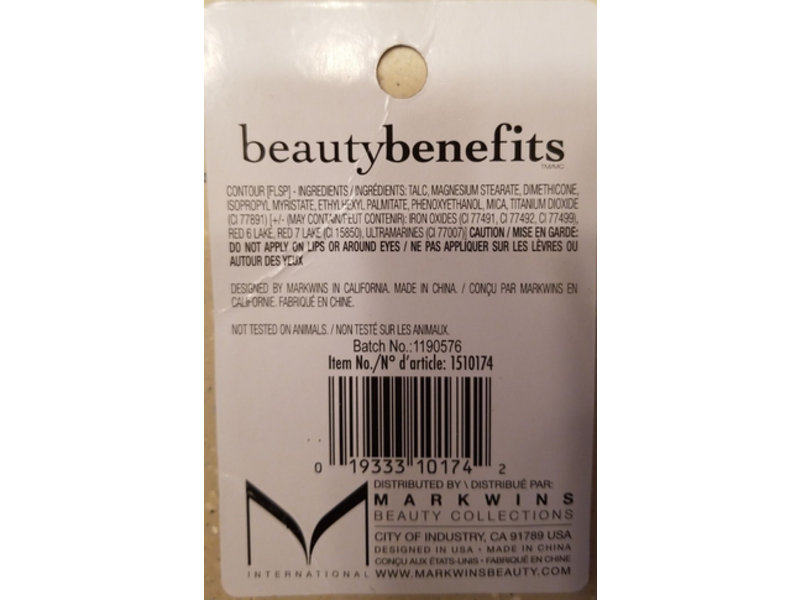 Beauty Benefits Contour Duo, 0.08 oz/2.2 g