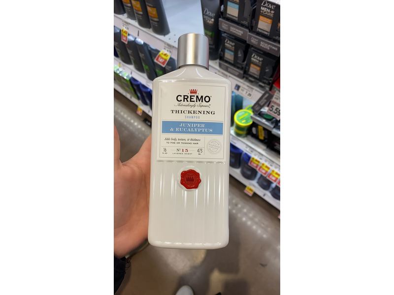 Cremo Thickening Shampoo - Juniper & Eucalyptus