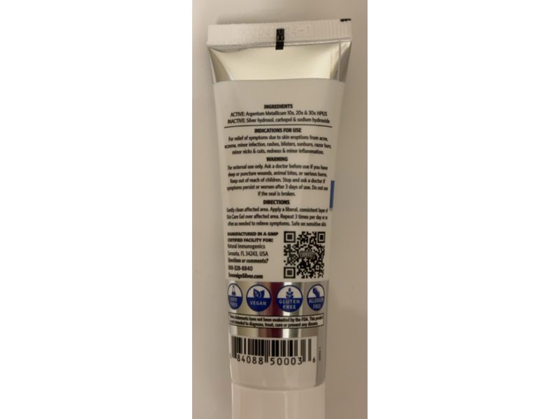 Sovereign Silver Natural Healing Gel, 1 fl oz/29 mL