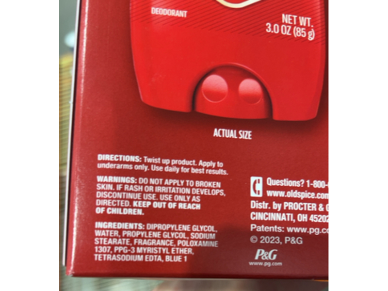 Old Spice Swagger Deodorant, Cedarwood, 3 oz/85 g, Pack Of 4