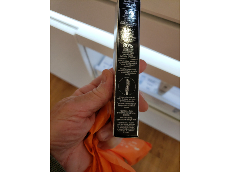 Lancome Hypnose Drama Instant Full Body Volume Mascara, 01 Excessive Black, 0.21 fl oz/6.5 ml