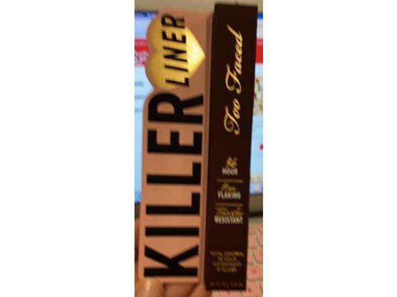 Too Faced Killer Liner, Waterproof, Espresso, 0.04 fl oz