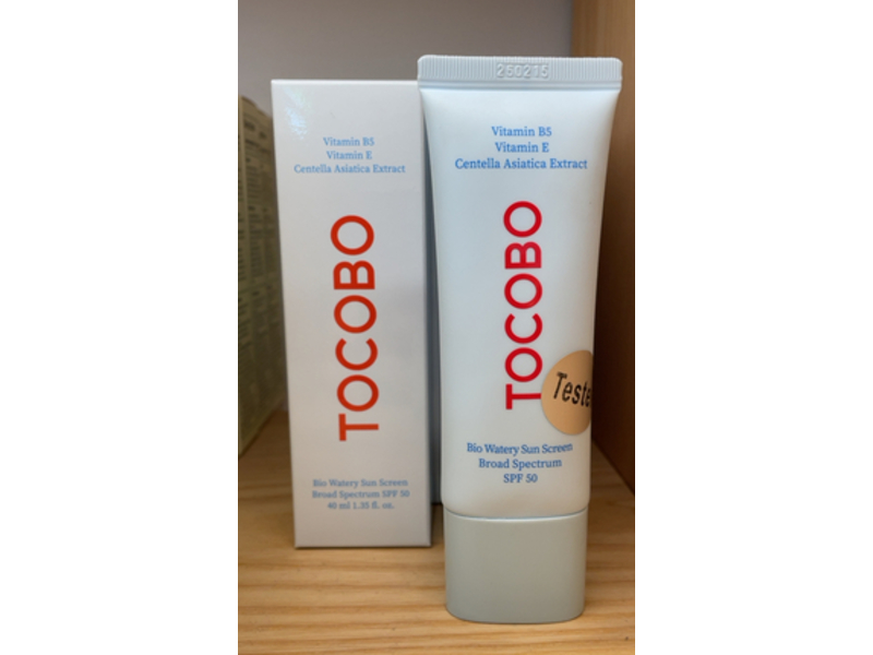 Tocobo Bio Watery Sun Screen Broad, SPF 50, 1.35 fl oz/40 mL