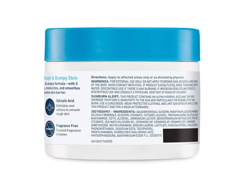 CeraVe SA Moisturizing Cream, Salicylic Acid & Vitamin D, 12 oz/340 g