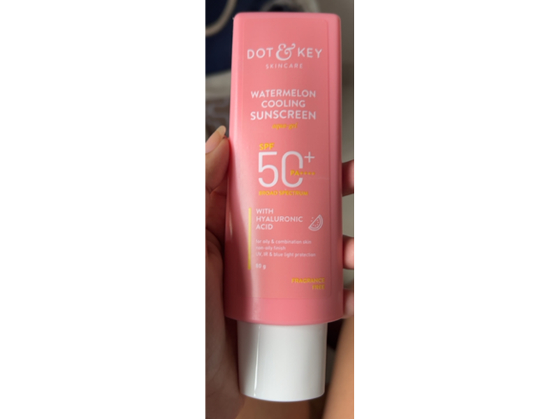 Dot & Key Skincare Watermelon Cooling Sunscreen, SPF50+ PA++++, 80 g