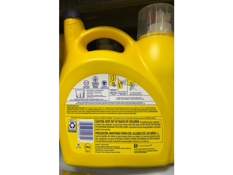 Tide Simply All In One Detergent, Daybreak Fresh, 128 Loads, 168 fl oz/4.96 L