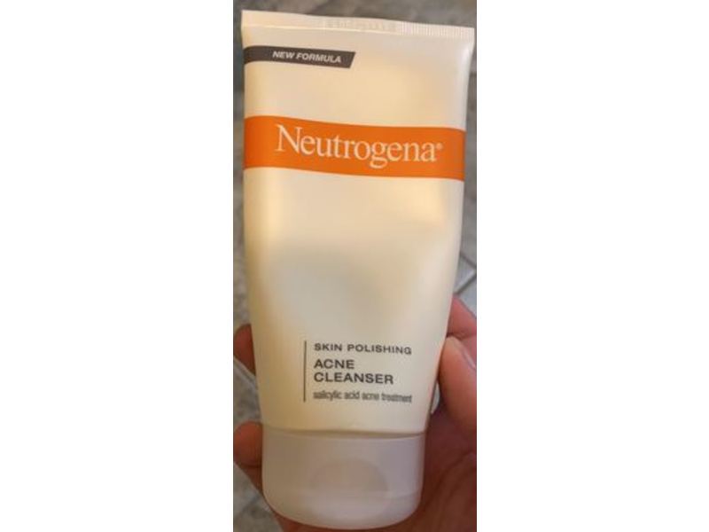 Neutrogena Skin Polishing Acne Cleanser, Salicylic Acid, 5.1 fl oz/150 mL