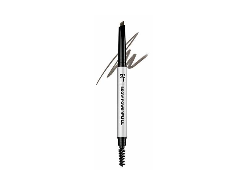 It Cosmetics Brow Power Full Volumizing Eye Brow Pencil, Universal Taupe, 0.012 oz/0.35 g